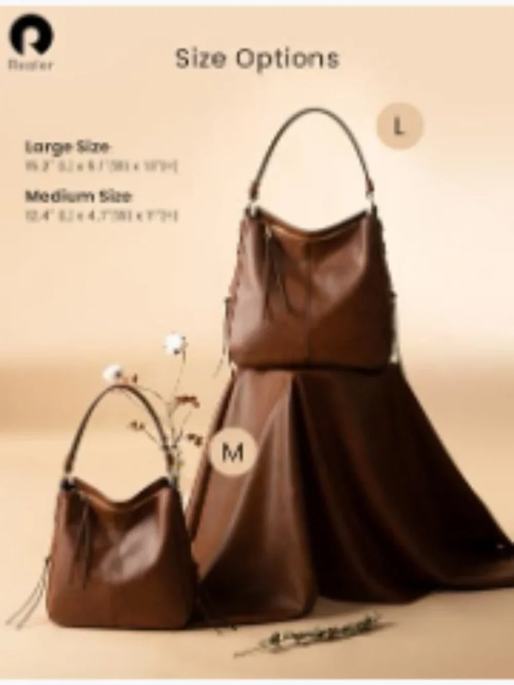 Large Hobo Crossbody Bag Faux Leather Shoulder Handbag Purse Bucket Tote